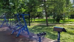 Площадка для воркаута в городе Красноярск №13211 Большая Современная фото