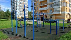 Площадка для воркаута в городе Зеленоград №13215 Маленькая Хомуты фото