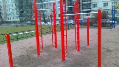 Площадка для воркаута в городе Санкт-Петербург №2072 Средняя Хомуты фото