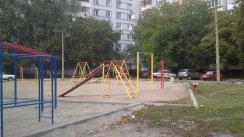 Площадка для воркаута в городе Запорожье №1848 Средняя Современная фото