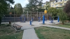 Площадка для воркаута в городе Сочи №4301 Средняя Современная фото