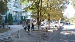 Площадка для воркаута в городе Киев №4374 Маленькая Современная фото