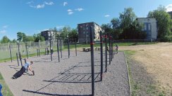 Площадка для воркаута в городе Егорьевск №4862 Средняя Хомуты фото