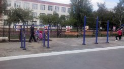 Площадка для воркаута в городе Курган №2345 Средняя Современная фото