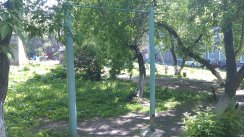 Площадка для воркаута в городе Новосибирск №2204 Маленькая Современная фото