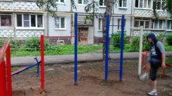 Площадка для воркаута в городе Нижний Новгород №3011 Маленькая Советская фото