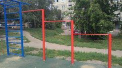 Площадка для воркаута в городе Иркутск №4580 Маленькая Современная фото