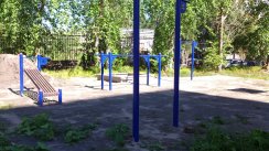 Площадка для воркаута в городе Архангельск №4118 Маленькая Современная фото