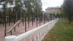 Площадка для воркаута в городе Дзержинский №4129 Большая Хомуты фото