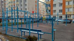 Площадка для воркаута в городе Ставрополь №4882 Средняя Современная фото