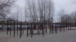 Площадка для воркаута в городе Киев №4947 Большая Современная фото