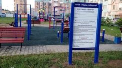 Площадка для воркаута в городе Хабаровск №3013 Средняя Современная фото