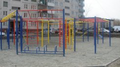 Площадка для воркаута в городе Новосибирск №1757 Средняя Современная фото