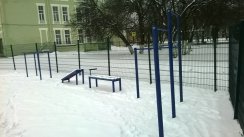 Площадка для воркаута в городе Петергоф №4814 Маленькая Современная фото