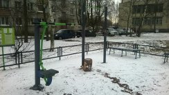 Площадка для воркаута в городе Петергоф №4839 Средняя Современная фото