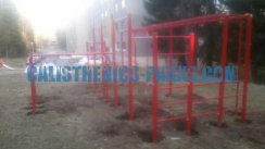 Площадка для воркаута в городе Костомукша №3319 Средняя Современная фото