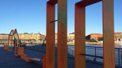 Площадка для воркаута в городе Копенгаген №3116 Средняя Современная фото