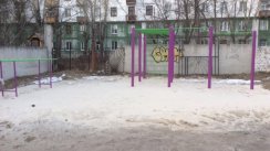 Площадка для воркаута в городе Дзержинск №2759 Маленькая Современная фото