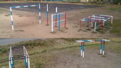 Площадка для воркаута в городе Бутурлиновка №59 Средняя Современная фото