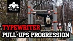 Typewriter Pull-Ups Progression (5 steps)