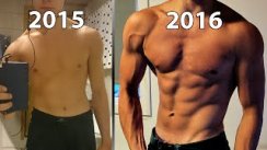 1 Year Natural Body Transformation  16-17 Swedish JoelkarlHD