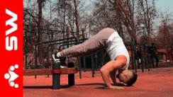 Pike Push-Ups with Feet Elevated  Street Workout