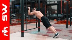 Standing Triceps Extensions  #StreetWorkout #shorts