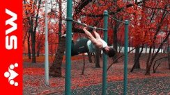 Tucked Back Lever To Bent Legs Back Lever Transitions  Street Workout #shorts