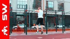 Squats With 180 Degree Turn  #streetworkout  #shorts