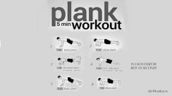 5 Minutes Plank Workout | Level:Medium