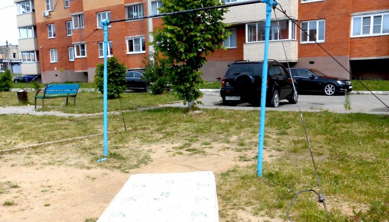 Площадка для воркаута в городе Сергиев Посад №12491 Маленькая Советская фото
