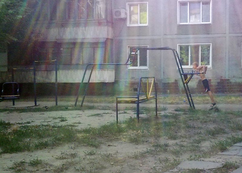 Площадка для воркаута в городе Запорожье №2387 Маленькая Советская фото