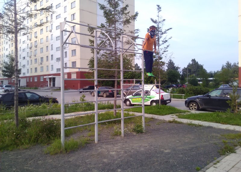 Площадка для воркаута в городе Новосибирск №5409 Маленькая Советская фото