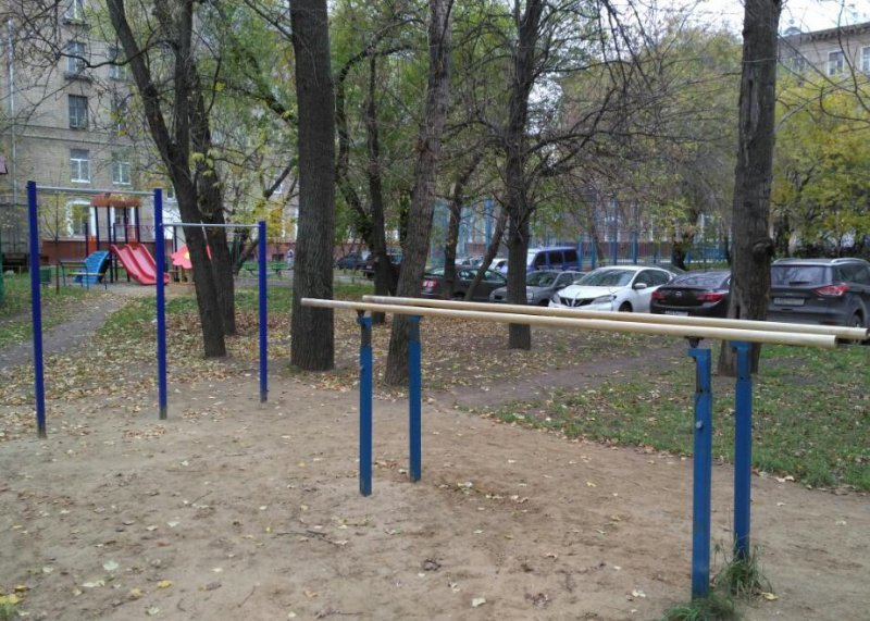 Площадка для воркаута в городе Москва №5860 Маленькая Советская фото