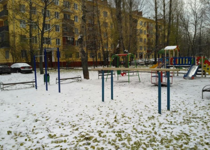 Площадка для воркаута в городе Москва №5954 Маленькая Советская фото