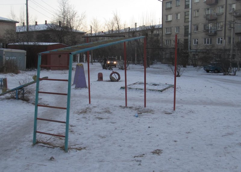 Площадка для воркаута в городе Чита №6144 Маленькая Советская фото