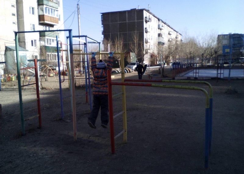 Площадка для воркаута в городе Чита №6404 Маленькая Советская фото