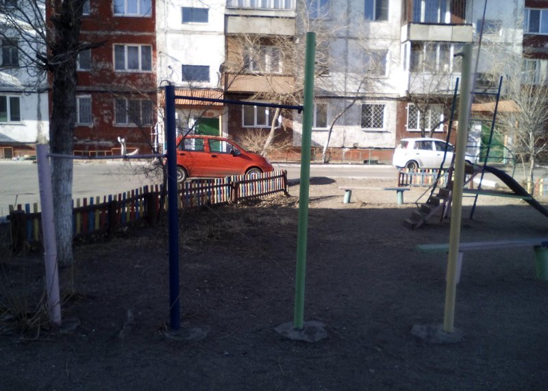 Площадка для воркаута в городе Чита №6405 Маленькая Советская фото