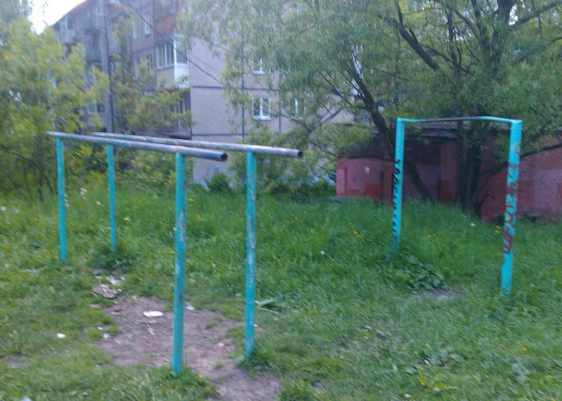 Площадка для воркаута в городе Владимир №6773 Маленькая Советская фото