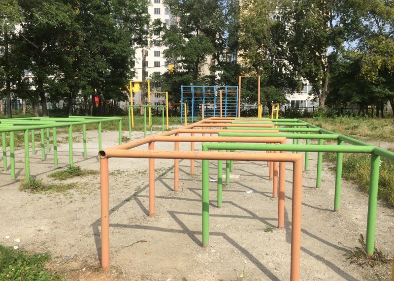 Площадка для воркаута в городе Екатеринбург №7358 Средняя Советская фото