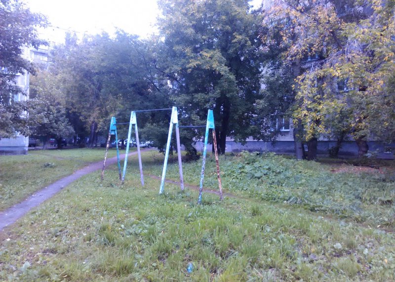 Площадка для воркаута в городе Новосибирск №7457 Маленькая Советская фото