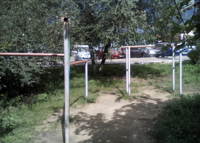 Площадка для воркаута в городе Чита №7567 Маленькая Советская фото