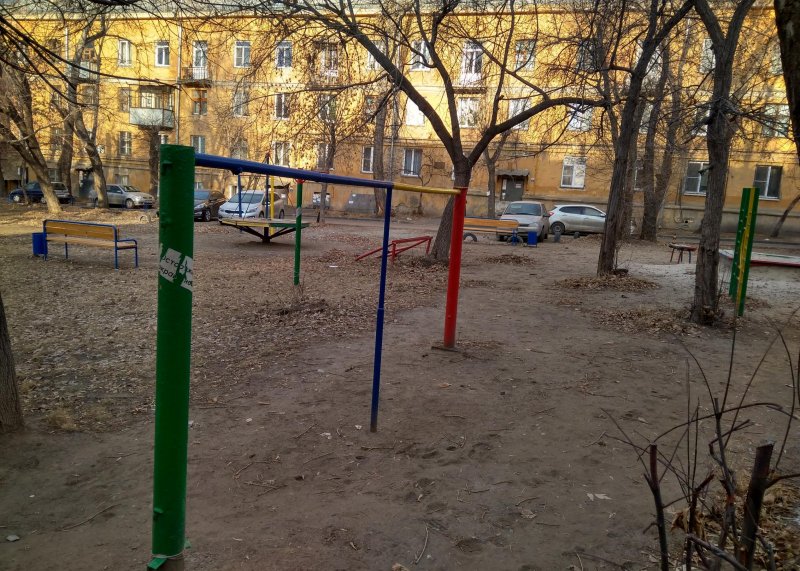 Площадка для воркаута в городе Челябинск №7965 Маленькая Советская фото
