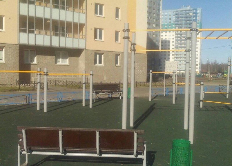 Площадка для воркаута в городе Санкт-Петербург №8373 Средняя Хомуты фото