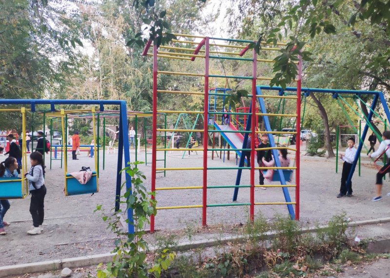 Площадка для воркаута в городе Бишкек №9082 Маленькая Советская фото