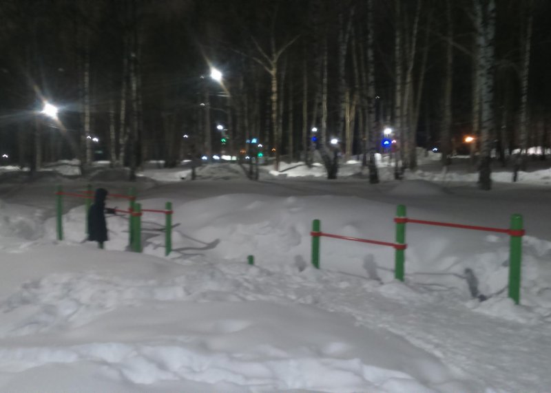 Площадка для воркаута в городе Соликамск №9415 Средняя Современная фото