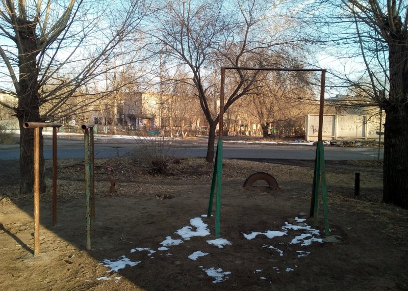 Площадка для воркаута в городе Чита №9448 Маленькая Советская фото