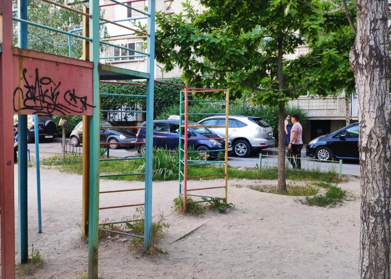 Площадка для воркаута в городе Бишкек №9702 Маленькая Советская фото