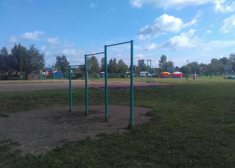 Площадка для воркаута в городе Анжеро-Судженск №9910 Маленькая Советская фото