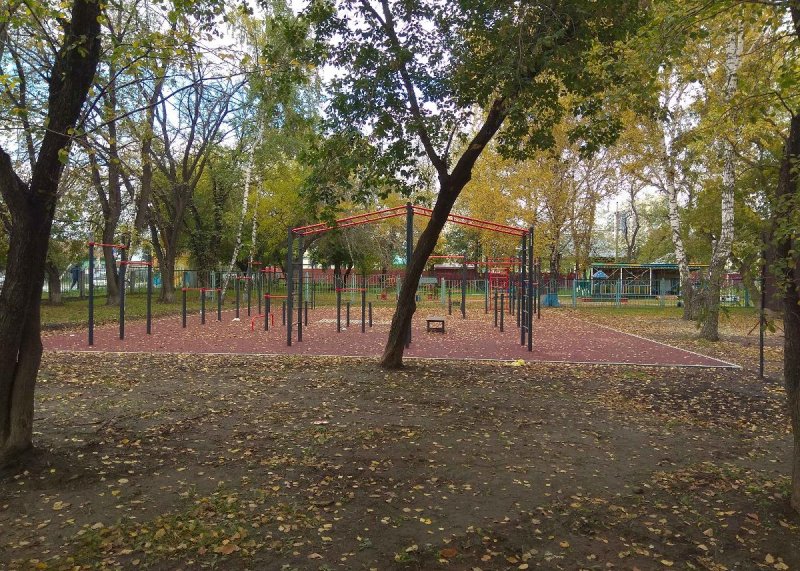 Площадка для воркаута в городе Новосибирск №11026 Большая Современная фото